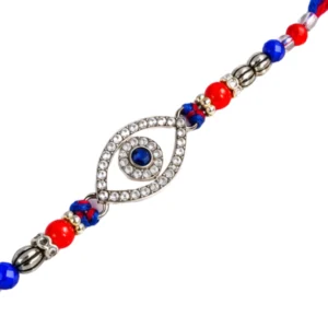 Evil Eye Style 925 Sterling Silver Rakhi | The Silvy