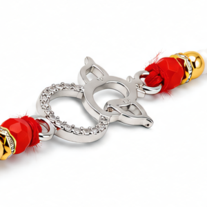 Shri Ganesh Style 925 Sterling Silver Rakhi | The Silvy
