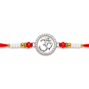 OM ॐ Style 925 Sterling Silver Rakhi | The Silvy
