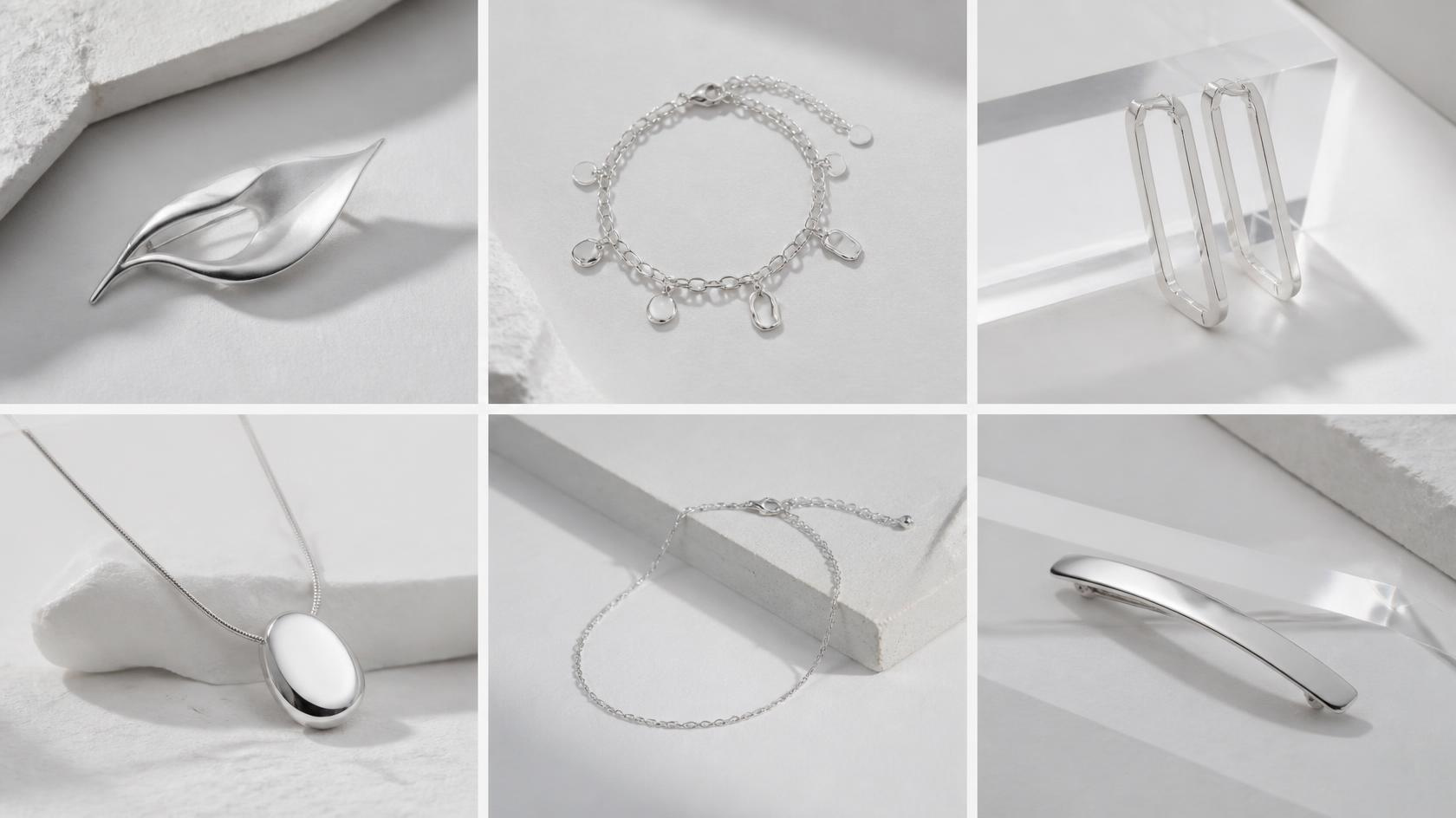 Minimal sterling silver necklace for everyday wear