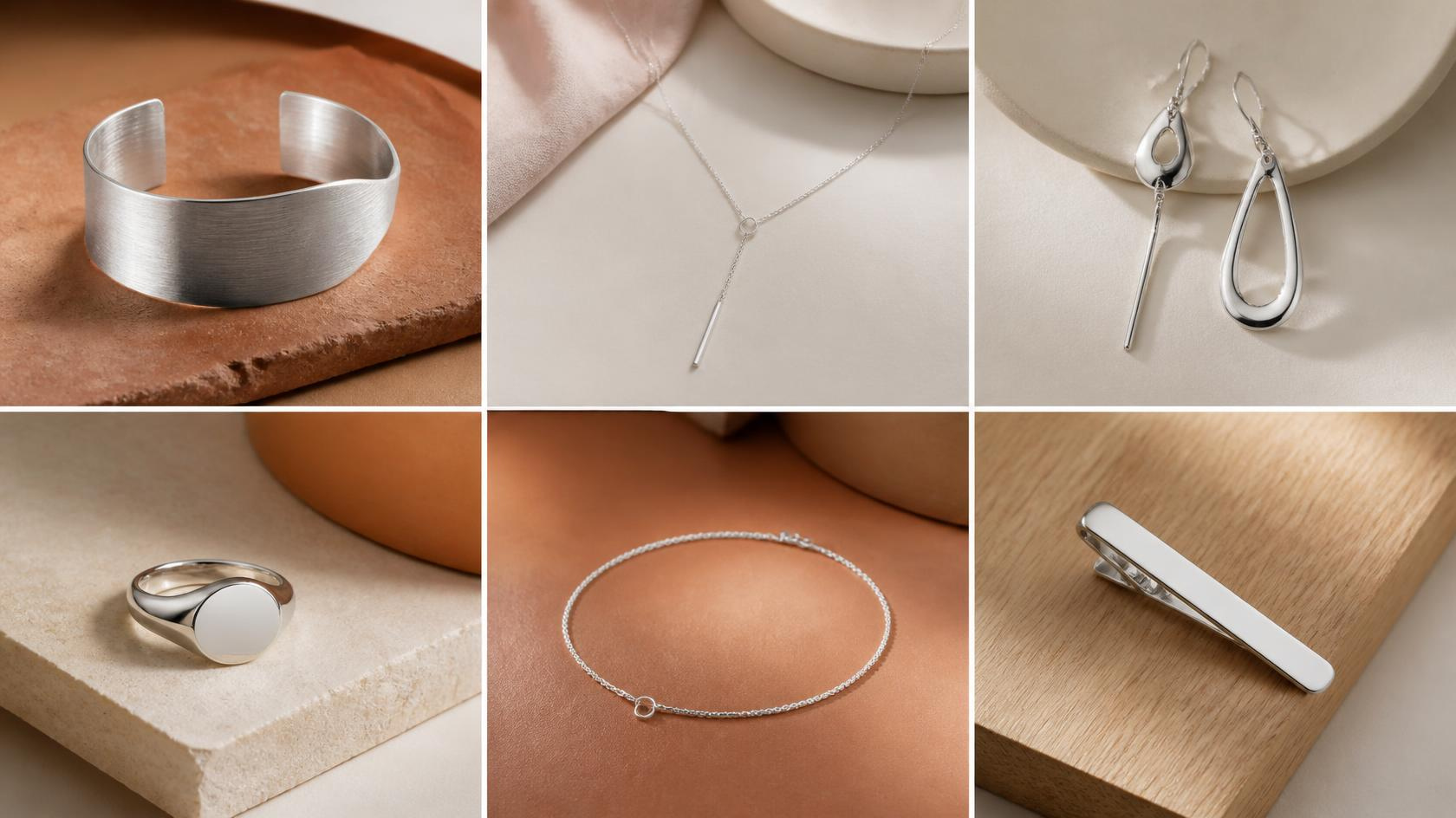 Sterling silver jewellery collection for daily styling